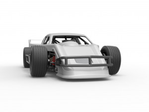 Asphalt Modified stock car Version 4 Scale 1 to 25 3D Print Model