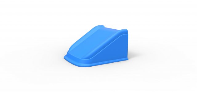 Nose for Asphalt Modified stock car Scale 1 to 25 3D प्रिंट मॉडल .c4d .max .obj .3ds .fbx .stl .blend 