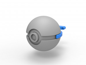 Pokeball wall mount Model Cetak 3D