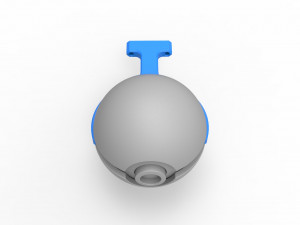 Pokeball wall mount Model Cetak 3D
