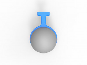 Pokeball wall mount Model Cetak 3D