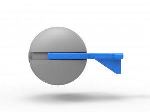 Pokeball wall mount Model Cetak 3D