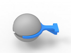 Pokeball wall mount Model Cetak 3D