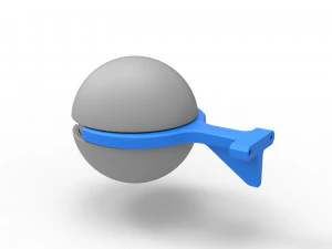 Pokeball wall mount 3D Print Model