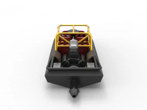 Quad Jet sprint boat Scale 1 to 25 3D Print Model
