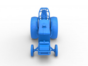 Small block Pulling tractor Scale 1 to 25 Modèles 3D en vedette