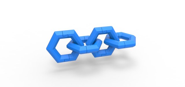 Cosplay Chain 16 Modelo de Impressão 3D .c4d .max .obj .3ds .fbx .stl .blend 