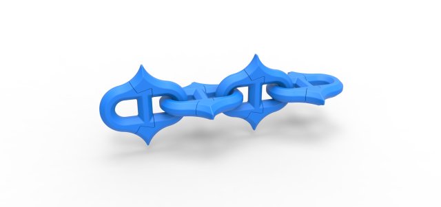 Cosplay Chain 22 3D Принт Модель .c4d .max .obj .3ds .fbx .stl .blend 