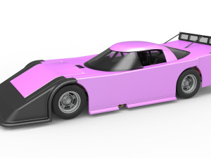 Asphalt Outlaw Super late model Scale 1 to 25 Modello di stampa 3D