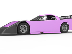 Asphalt Outlaw Super late model Scale 1 to 25 Modello di stampa 3D