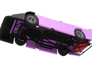 Asphalt Outlaw Super late model Scale 1 to 25 Modello di stampa 3D