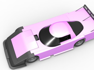 Asphalt Outlaw Super late model Scale 1 to 25 Modello di stampa 3D