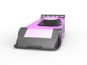 Asphalt Outlaw Super late model Scale 1 to 25 Modello di stampa 3D