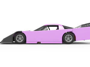 Asphalt Outlaw Super late model Scale 1 to 25 3D Print Model