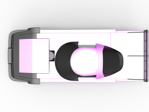 Asphalt Outlaw Super late model Scale 1 to 25 Modello di stampa 3D