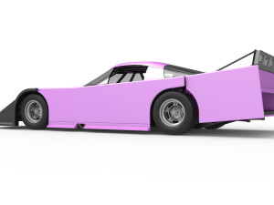 Asphalt Outlaw Super late model Scale 1 to 25 Modello di stampa 3D