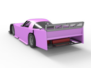 Asphalt Outlaw Super late model Scale 1 to 25 Modello di stampa 3D