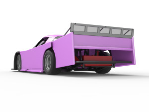 Asphalt Outlaw Super late model Scale 1 to 25 Modello di stampa 3D