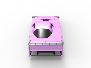 Asphalt Outlaw Super late model Scale 1 to 25 Modello di stampa 3D