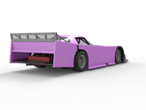 Asphalt Outlaw Super late model Scale 1 to 25 Modello di stampa 3D
