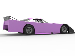 Asphalt Outlaw Super late model Scale 1 to 25 Modello di stampa 3D
