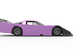 Asphalt Outlaw Super late model Scale 1 to 25 Modello di stampa 3D