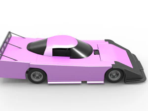 Asphalt Outlaw Super late model Scale 1 to 25 3D Print Model