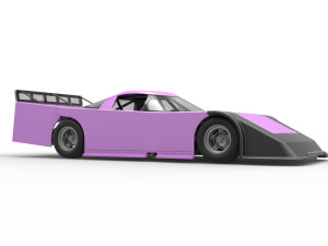 Asphalt Outlaw Super late model Scale 1 to 25 Modello di stampa 3D