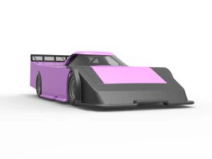Asphalt Outlaw Super late model Scale 1 to 25 3D Print Model