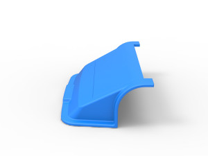 Nose for Asphalt Outlaw Super late model Scale 1 to 25 Modelo de Impressão 3D