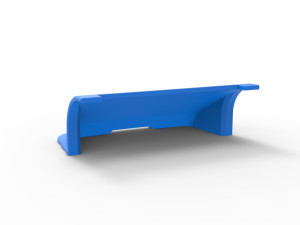 Nose for Asphalt Outlaw Super late model Scale 1 to 25 Modelo de Impressão 3D