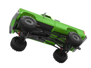 Wheel Standing Mega Truck Scale 1 to 25 3D Print Model