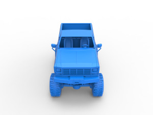 Wheel Standing Mega Truck Scale 1 to 25 3D Print Model