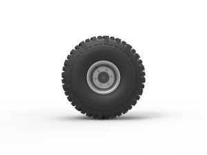 Wheel from Wheel Standing Mega Truck Scale 1 to 25 3D Принт Модель