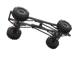 Chassis of Wheel Standing Mega Truck Scale 1 to 25 3D Принт Модель