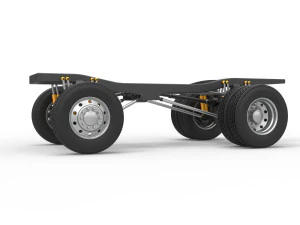 Chassis of Monster Truck with semi truck wheels Scale 1 to 25 3D Print Model