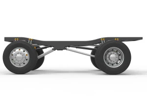 Chassis of Monster Truck with semi truck wheels Scale 1 to 25 3D Print Model