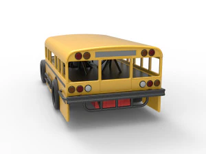 Outlaw Figure 8 Modified stock car as School bus Scale 1 to 25 3D Print Model