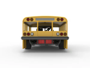 Outlaw Figure 8 Modified stock car as School bus Scale 1 to 25 3D Print Model