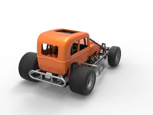 Super rod Scale 1 to 25 3D Print Model