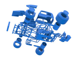 Super rod Scale 1 to 25 3D Print Model