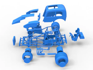 Super rod Scale 1 to 25 3D Print Model