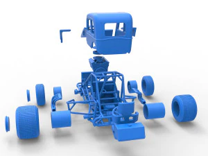 Super rod Scale 1 to 25 3D Print Model