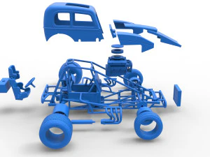 Super rod Scale 1 to 25 3D Print Model