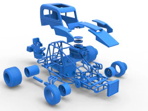Super rod Scale 1 to 25 3D Print Model