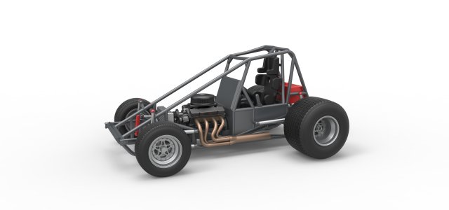 Super rod Base Scale 1 to 25 3D Baskı Modeli .c4d .max .obj .3ds .fbx .stl .blend
