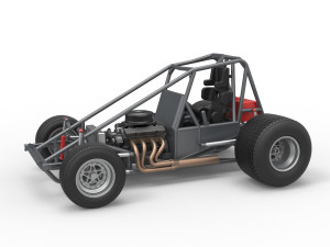 Super rod Base Scale 1 to 25 3D Print Model