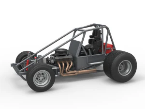 Super rod Base Scale 1 to 25 3D Print Model