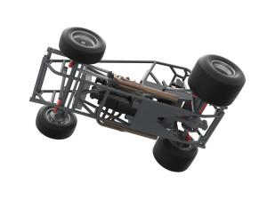 Super rod Base Scale 1 to 25 3D Baskı Modeli