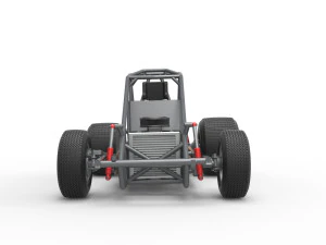 Super rod Base Scale 1 to 25 3D Print Model